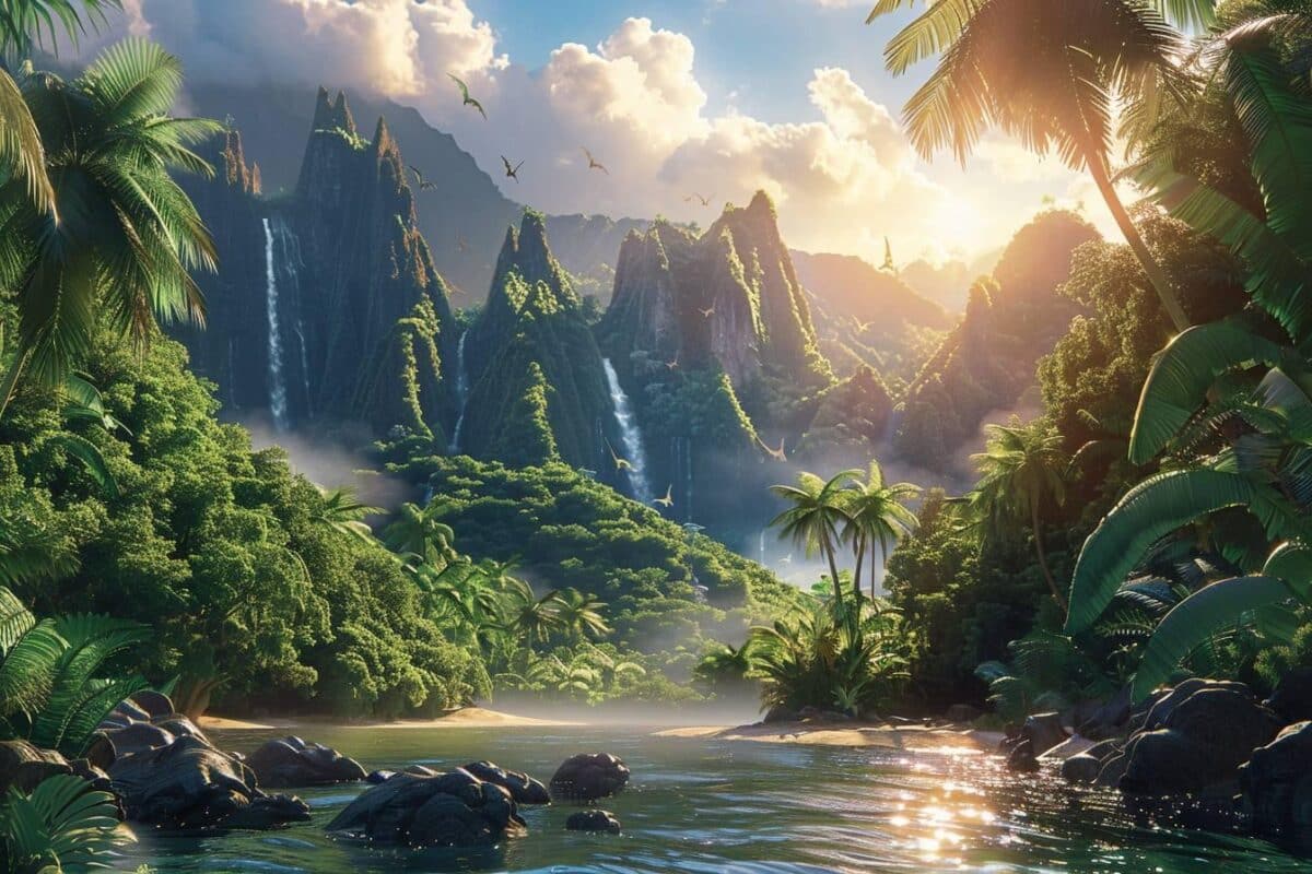 Island where Jurassic Park was filmed ?